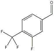 3-氟-4-(三氟甲基)苯甲醛结构式