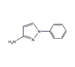1-苯基-3-氨基吡唑结构式