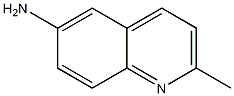 6-氨基-2-甲基喹啉结构式