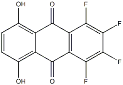 1,2,3,4-Tetrafluoro-5,8-dihydroxyanthraquinone