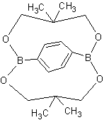 1,4-苯二硼酸双(新戊二醇)酯结构式
