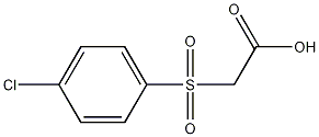 2-[(4-氯苯基)磺酰基]乙酸结构式