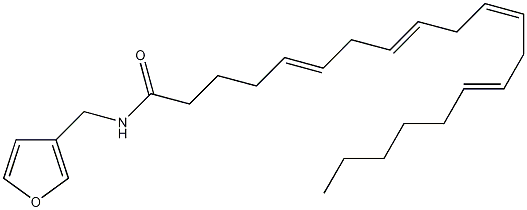 N-(3-Furanylmethyl)-5Z,8Z,11Z,14Z-eicosatetraenamide结构式