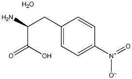 4-硝基-L-苯丙氨酸水合物结构式