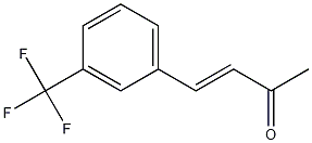 1-[3-(三氟甲基)苯基]丁-1-烯-3-酮结构式