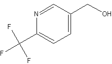 6-三氟甲基-3-吡啶甲醇结构式