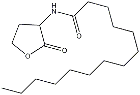 N-四癸酰-DL-高丝氨酸内酯结构式