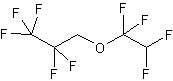 2,2,3,3,3-五氟丙基-1,1,2,2-四氟乙酯结构式