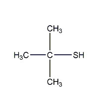 2-甲基-2-丙硫醇结构式