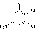 4-氨基-2,6-二氯苯酚结构式