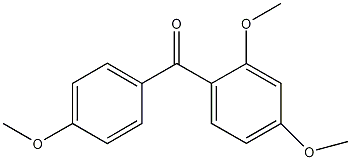 2,4,4'-三甲氧基苯甲酮结构式