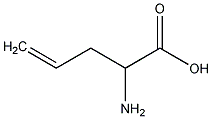 DL-2-氨基-4-戊烯酸结构式