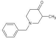 1-苄基-3-甲基-4-哌啶酮结构式