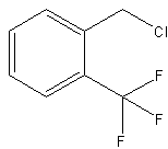 2-(三氟甲基)氯化苄结构式
