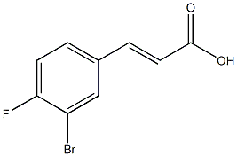 3-Bromo-4-fluorocinnamic acid