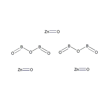 五水硼酸锌结构式