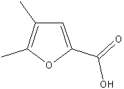 4,5-二甲基-2-呋喃甲酸结构式