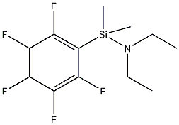 五氟苯二甲甲硅烷基乙胺结构式