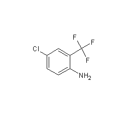 2-氨基-3-氯三氟甲苯结构式