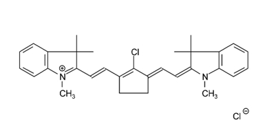 2-[2-[2-Chloro-3-[2-(1,3-dihydro-1,3,3-trimethyl-2H-indol-2-ylidene)-ethylidene]-1- cyclopenten-1-yl]-ethenyl]-1,3,3-trimethyl-3H-indolium chloride
