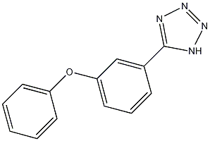 5-(3-苯氧基苯基)-1H-四唑结构式