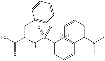 丹磺酰-L-苯丙氨酸结构式