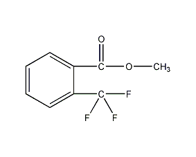 2-(三氟甲基)苯甲酸甲酯结构式