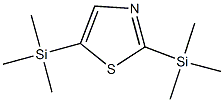 2,5-二(三甲基甲硅烷基)噻唑结构式