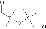 1,3-双(氯甲基)四甲基二硅氧烷结构式