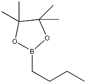 2-丁基-4,4,5,5-四甲基-1,3,2-二杂氧戊硼酸结构式