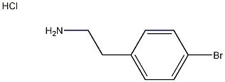 2-(4-溴苯基)乙胺盐酸盐结构式