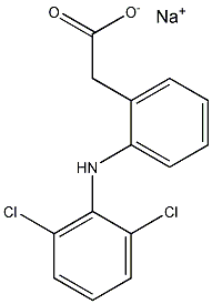 双氯酚酸钠结构式