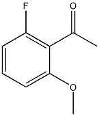 2'-氟-6'-甲氧基苯乙酮结构式
