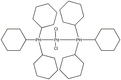 双(三环己基膦)二氯化钯结构式