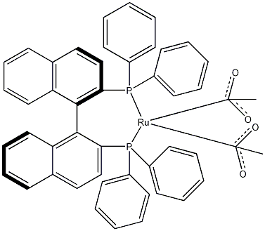 Diacetato[(R)-(+)-2,2'-bis(diphenylphosphino)-1,1'−binaphthyl]ruthenium(II)