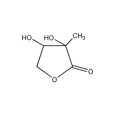 2-甲基-2,3-二羟基-4-丁内酯结构式