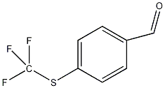 4-(三氟甲硫基)苯甲醛结构式