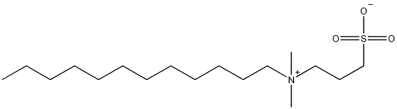 3-(N,N-二甲基十二烷基铵)丙烷磺酸盐结构式