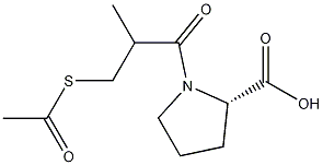 (2S)-1-(3-Acetylthio-2-methyl-1-oxopropyl)-L-proline