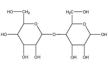 D(+)-纤维二糖结构式