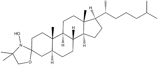 3β-DOXYL-5α-胆甾烷结构式
