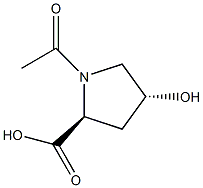 乙酰基羟脯氨酸结构式