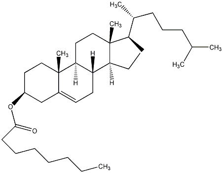 胆甾醇基碘苯腈辛酸酯结构式
