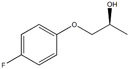 (S)-(+)-1-(4-氟苯氧基)-2-丙醇结构式