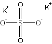 硫酸钾结构式