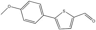 5-(4-甲氧苯基)噻吩-2-甲醛结构式