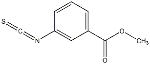 3-甲氧基羰基异硫氰酸苯酯结构式