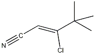 3-Chloro-4,4-dimethylpent-2-enenitrile