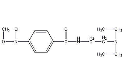 甲氧氯普胺结构式