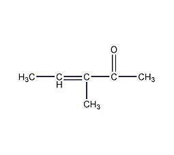 3-甲基-3-戊烯-2-酮结构式